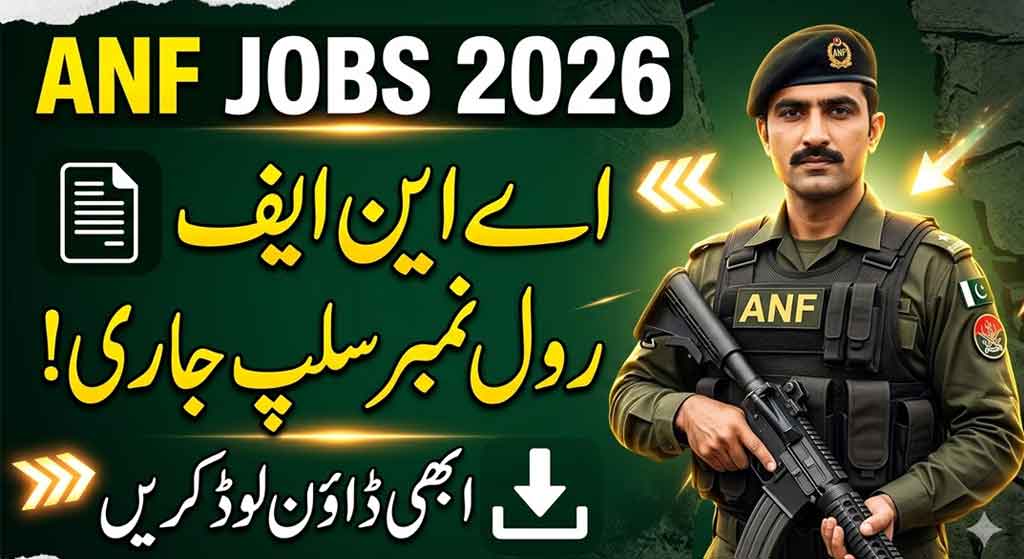 ANF Roll No Slip 2026 Written & Physical Test Slip