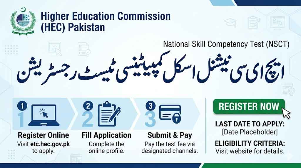 HEC NSCT Test Online Apply